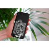 mockup of a woman holding a clear phone case in front of a houseplant 4636 el1 (21)