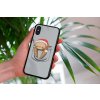 mockup of a woman holding a clear phone case in front of a houseplant 4636 el1 (3)