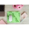 mousepad mockup over a wooden surface by some flowers and a laptop 27560 (2)