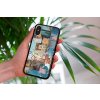 mockup of a woman holding a clear phone case in front of a houseplant 4636 el1 2023 06 20T150832.596