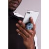 phone grip mockup of a man with beard looking at his silver iphone 22155 (2)
