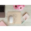 mousepad mockup over a wooden surface by some flowers and a laptop 27560 (92)