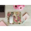 mousepad mockup over a wooden surface by some flowers and a laptop 27560 (47)