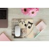 mousepad mockup over a wooden surface by some flowers and a laptop 27560 (74)