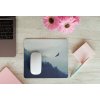 mousepad mockup over a wooden surface by some flowers and a laptop 27560 (91)