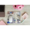mousepad mockup over a wooden surface by some flowers and a laptop 27560 (26)