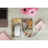mousepad mockup over a wooden surface by some flowers and a laptop 27560 (2)
