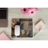 mousepad mockup over a wooden surface by some flowers and a laptop 27560 (11)