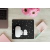 mousepad mockup over a wooden surface by some flowers and a laptop 27560 (33)