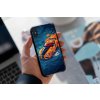 Kryt na mobil Samsung orange car