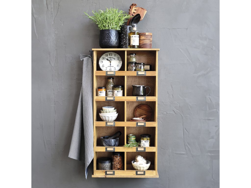 Triediaca polica s 10 priehradkami - Sorting Shelf w. 10 compartments