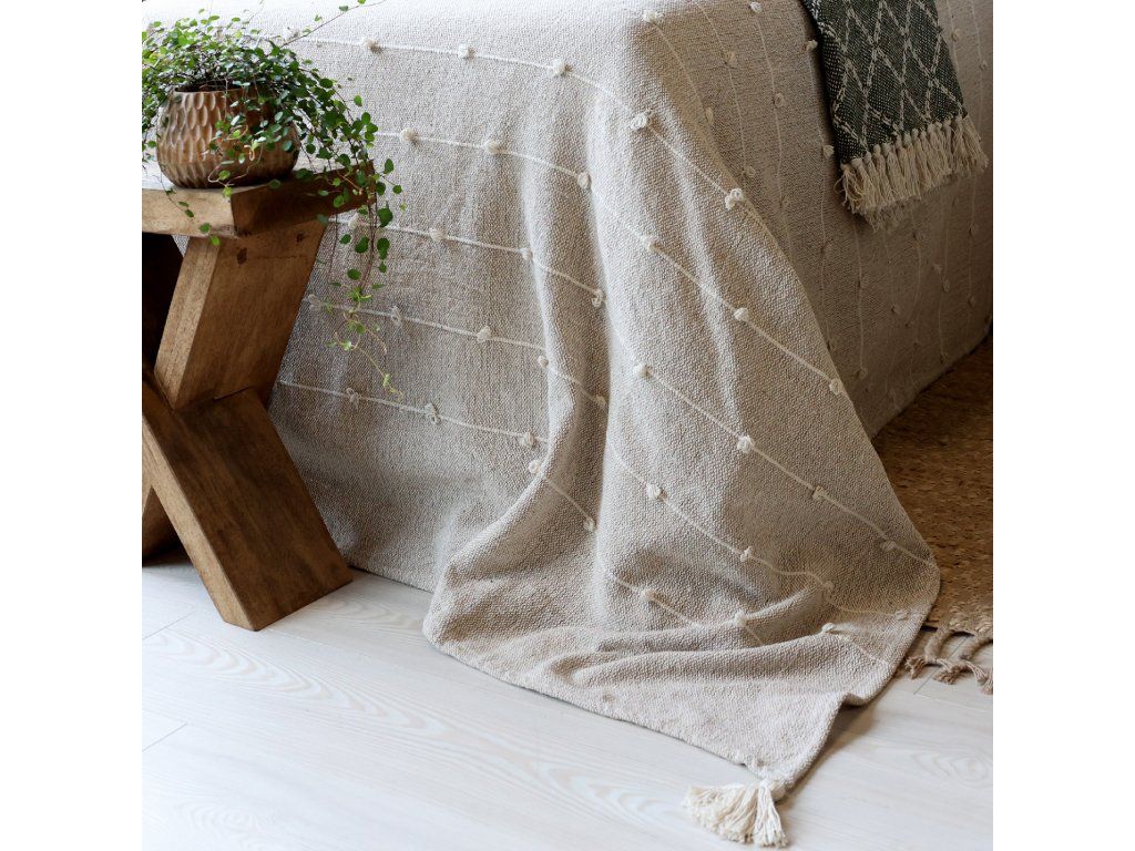 Bavlnený prehoz na posteľ - Aix Bedspread of surplus yarn