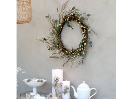 Veniec Fleur z vŕbových prútov - Fleur Wreath willow branches