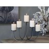 Kovový svietnik - Candlestick w. 5 holders for pillar candle