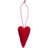 Závesné srdce z filcu - Heart for hanging felt