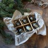 Vianočné gule v krabičke, sada 6 ks - Christmas Baubles in box set of 6