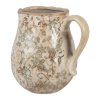 clayre eef 6ce2413l dekoration kanne 20x16x20 cm beige mit gruentoenen~3