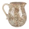 clayre eef 6ce2413l dekoration kanne 20x16x20 cm beige mit gruentoenen~4