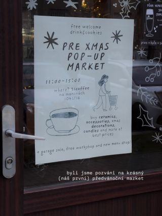 Byli jsme pozváni na předvánoční market v @21coffeecz od @praguemug a @freshpeopleagency 🤶🏻❤️ A tady je malý throwback -...