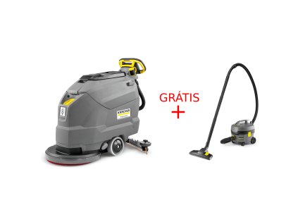 Kärcher - Podlahový automat BD 50/50 C Classic Bp + 20 l čistiaci prostriedok RM 69 + zaškolenie + Vysávač na sucho T 7/1 Classic