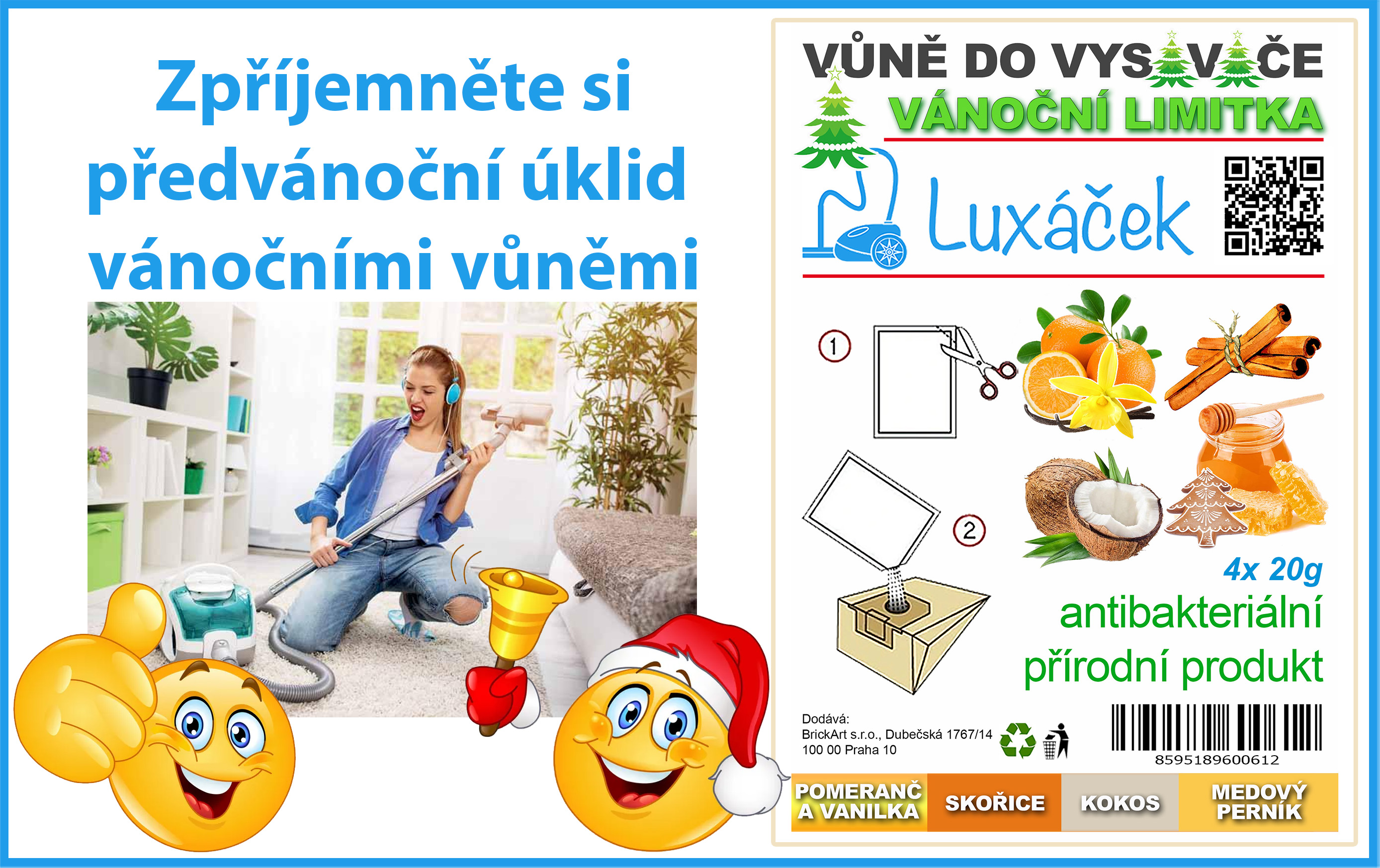 VÁNOČNÍ VŮNĚ DO VYSAVAČE