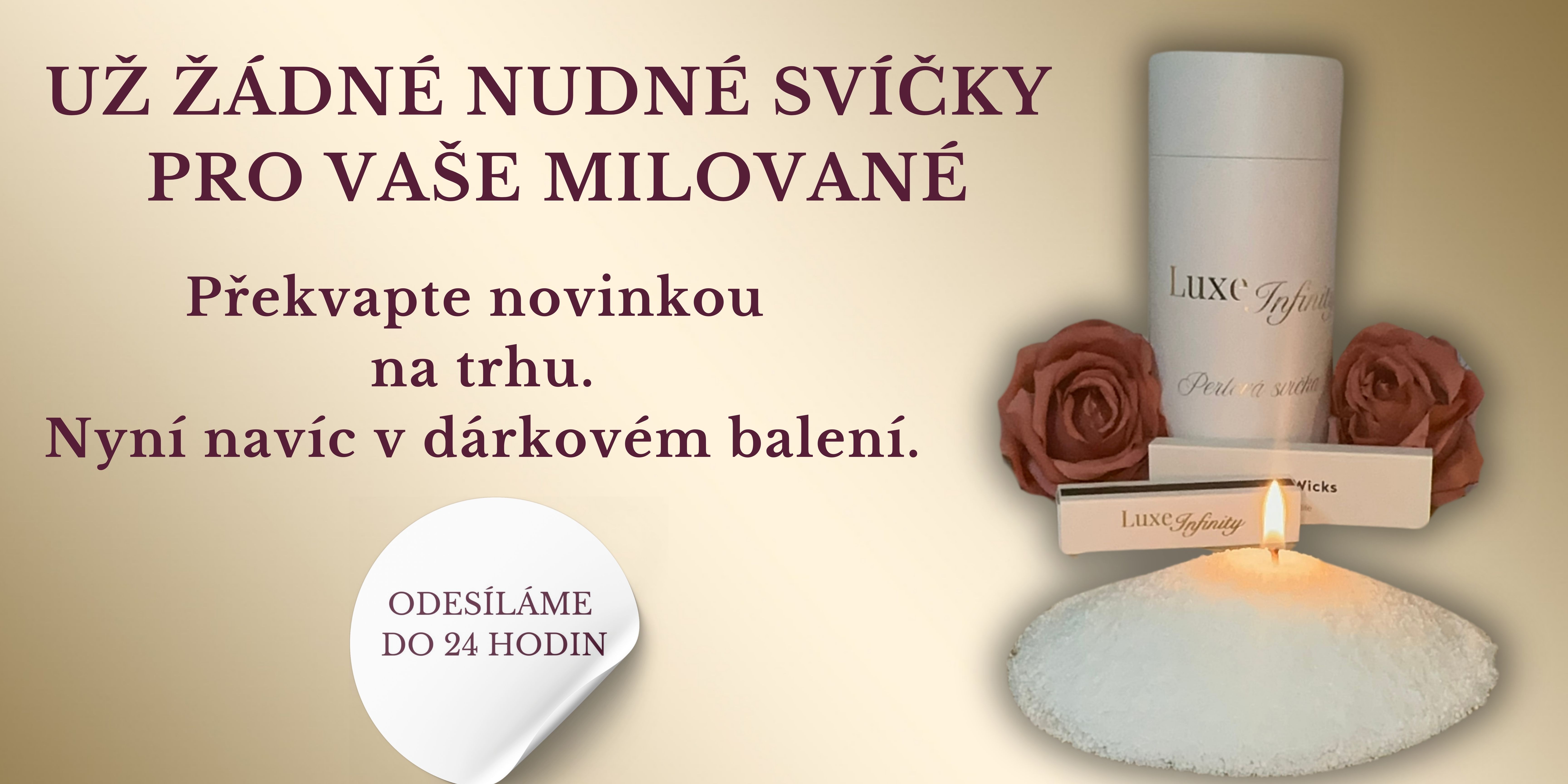 Perlová svíčka