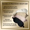 Omlazující 3D maska z pravého hedvábí pro dokonalý spánek a mladistvou pleť