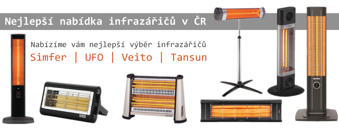 Infrazářiče Veito, Simfer UFO, Tansun