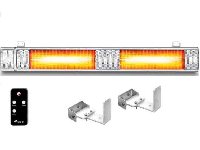 tresko infrared 3000w silver main luxel cz