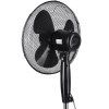 aerson standventilator schwarz bodenventilator windmaschine luftkuehler oszillierend 50w~9