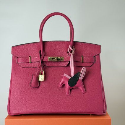 Handtasche Icona 35 aus Togo-Leder