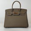 Icona 30 Handbag in Togo Leather