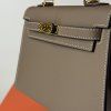 Belle 22 Handbag by Luxelle Paris Taupe - Gold