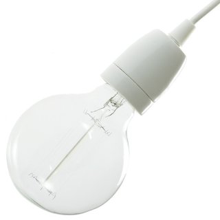 porcelanova porcelca e27 na zarovku objimka Weiß