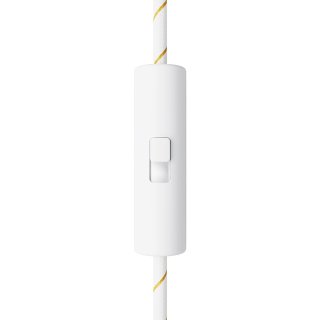 zemnici kabel na jumper prepinac svorkou se mezisnurovy Weiß