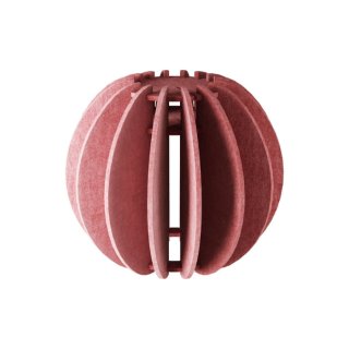 tvaru materialu koule ze zvuko-absorbujiciho stinidlo ve Rosa Melange