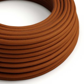 kabel brown cinnamon hnedy - textilni matny rc23