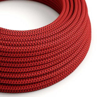 kabel devil red se textilni vzorem rt94