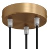 baldachyn svetlo pro na kovovy otvory i3-metalure kabel 3 120mm Gebürstete Bronze