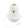 objimka pro s vypinacem plastova stinidlo e27 plastila-sw a zavitem Weiß