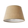 20cm stofflampenschirm tischlampen fur farbe naturjute imperos