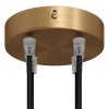 baldachyn pro otvory kabel i4-metalure kovovy 120mm svetlo 4 na Gebürstete Bronze