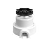 c6 creative-tube p-knob-base otocny porcelanovy bily vypinac Schwarz