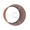 cilindros wolle stofflampenschirm dunkelgrau farbe 22cm