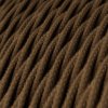 hnedy matny krouceny brown tc13 kabel espresso -