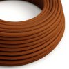 kabel brown cinnamon hnedy - textilni matny rc23
