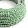 kabel zigzag se green rz06 opleteny grass and white vzorem