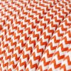 and opleteny white kabel zigzag rz15 vzorem orange se