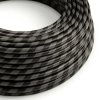 erm54 vertigo kabel textilni vzorem black se graphite and