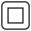Ikona kwadratowego panelu LED 120 × 120 mm
